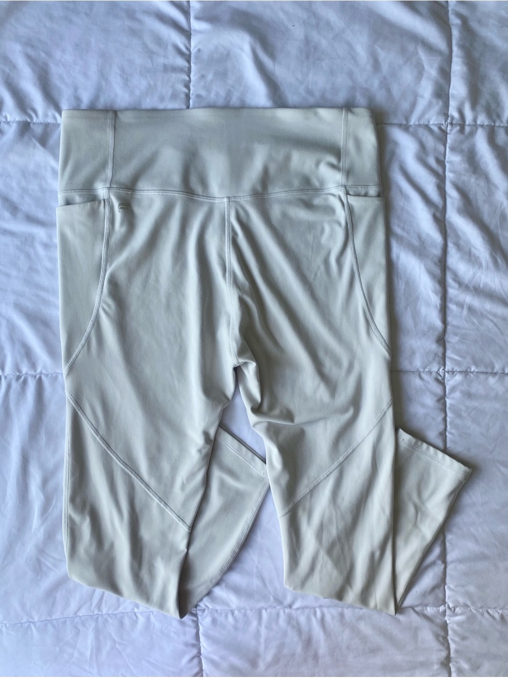 Fabletics High-Waist White Leggings
